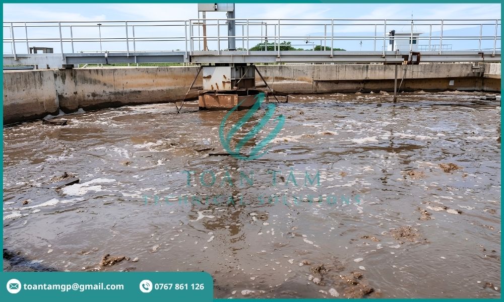 Bùn lắng không hiệu quả trong bể