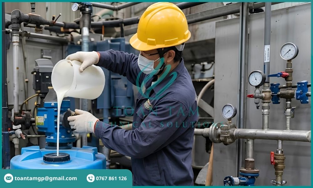 Châm polymer sai liều lượng