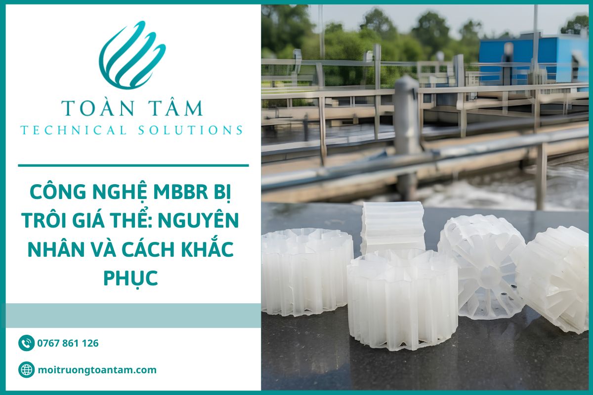 Công nghệ MBBR bị trôi giá thể và cách khắc phục