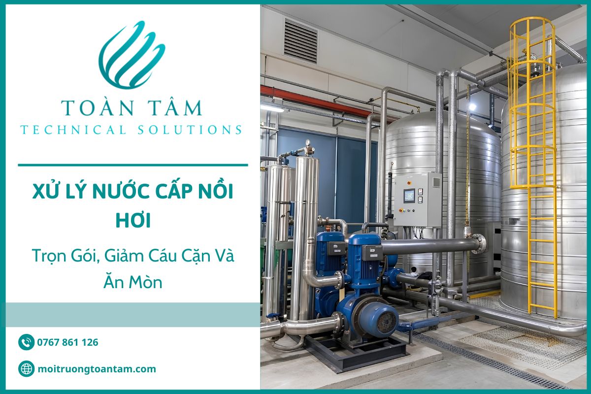 Dịch vụ xử lý nước cấp nồi hơi trọn gói
