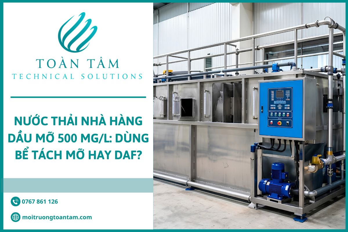 Dịch vụ xử lý nước thải nhà hàng dầu mỡ