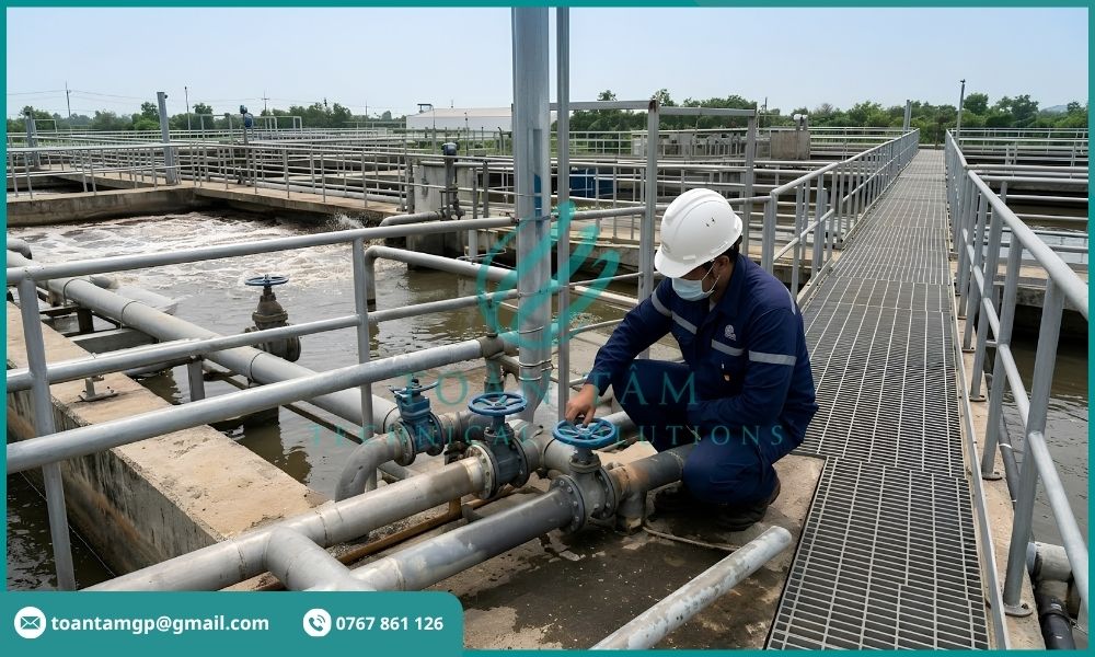 Điều chỉnh lưu lượng bùn tuần hoàn RAS