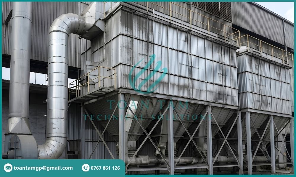 Đường nối và đường ống của hệ thống Bag Filter