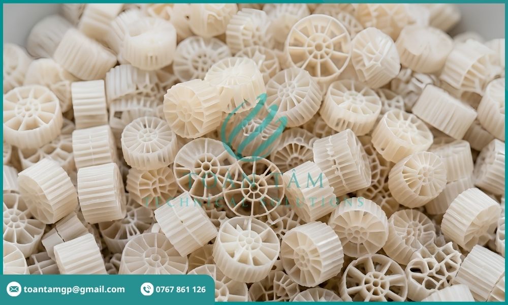 Giá thể nhựa di động trong bể sinh học