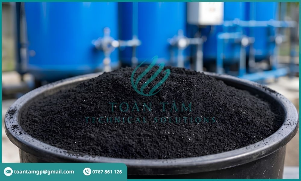 Hạt than hoạt tính bị mòn và vỡ vụn