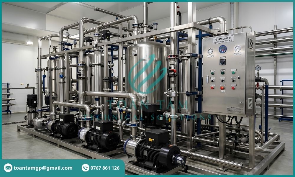 Hệ thống CIP vận hành liên tục