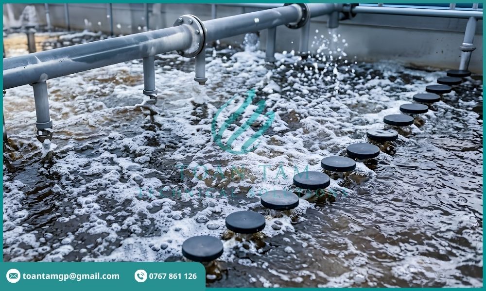 Hệ thống sục khí cho màng MBR