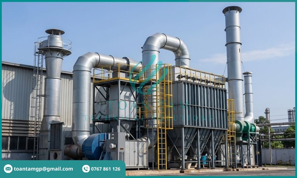 Hệ thống xử lý khí thải lò nấu nhôm