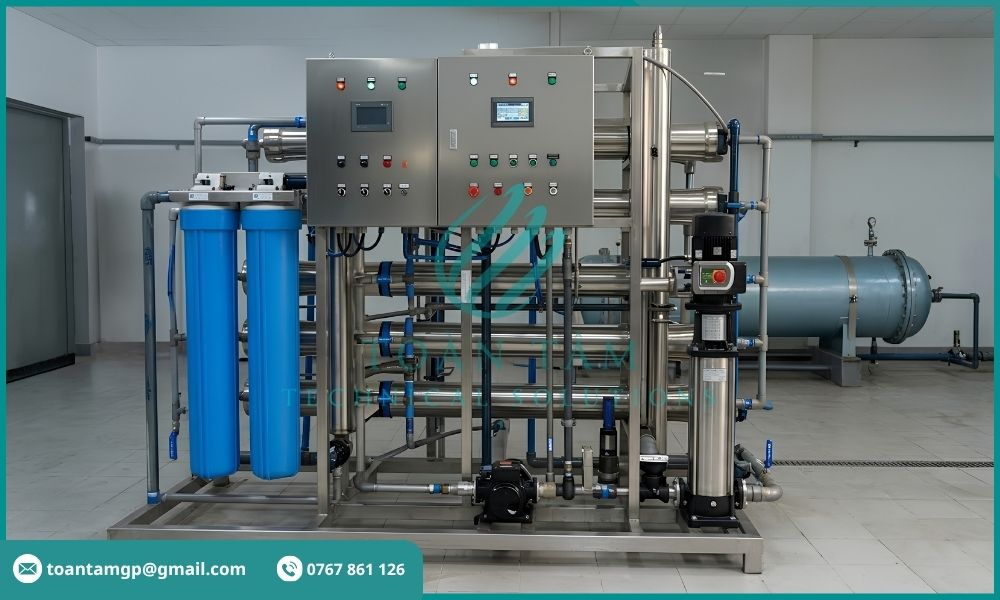 Hệ thống xử lý nước cấp lò hơi hoạt động ổn định
