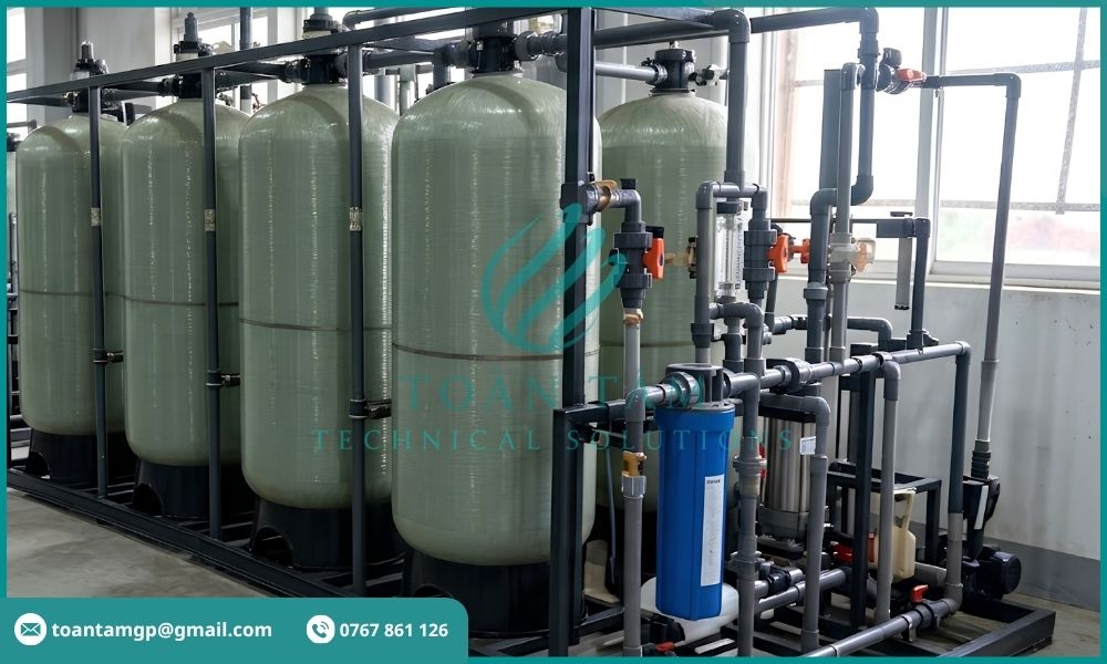 Hệ thống xử lý nước cấp nồi hơi hiện đại