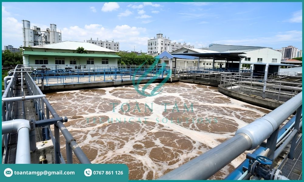 Hệ thống xử lý nước thải với bể sinh học