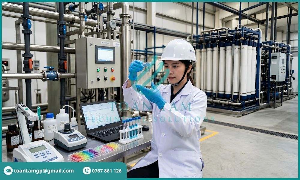 Kiểm tra chất lượng nước đầu vào
