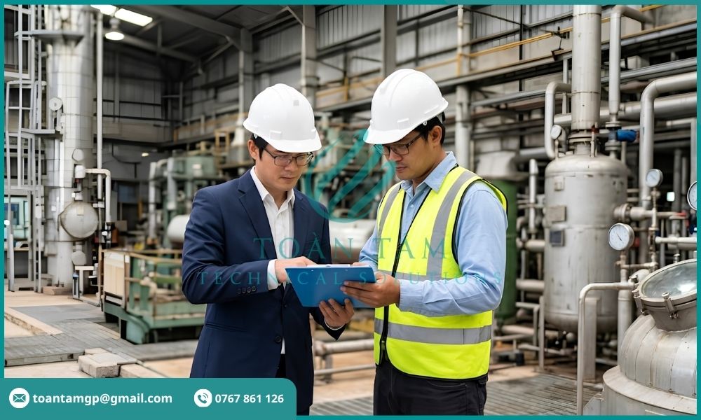Kiểm tra thực tế và đối chiếu với hồ sơ môi trường