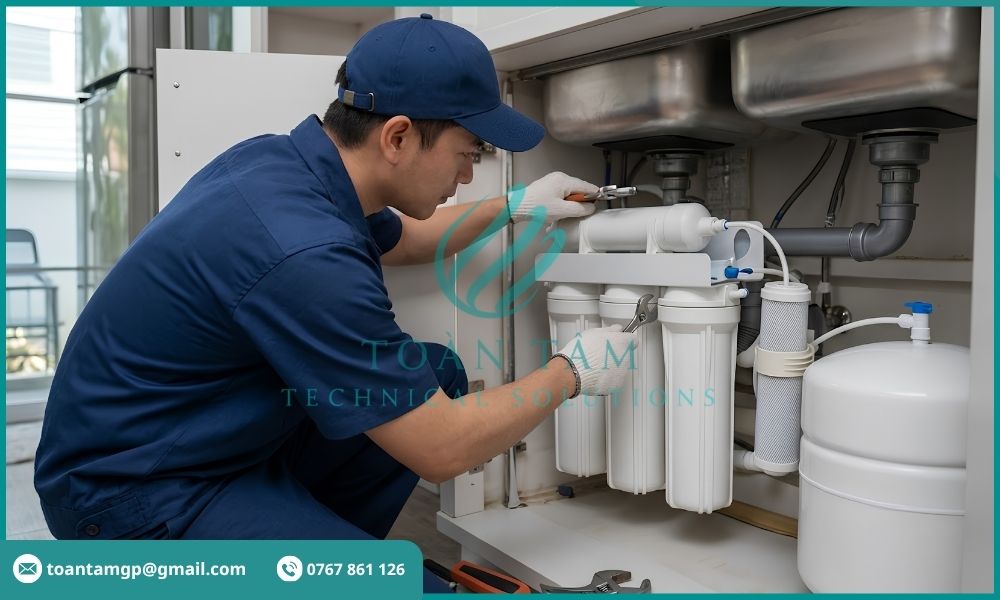 Lắp đặt hệ thống khử clo và lọc nước cho gia đình