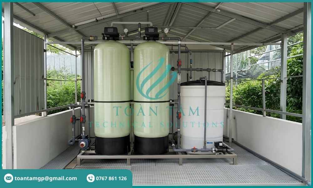 Lắp đặt hệ thống tại khu vực khô ráo