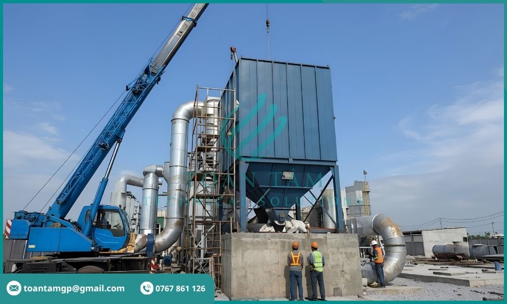Lắp đặt hệ thống xử lý bụi cho nhà máy