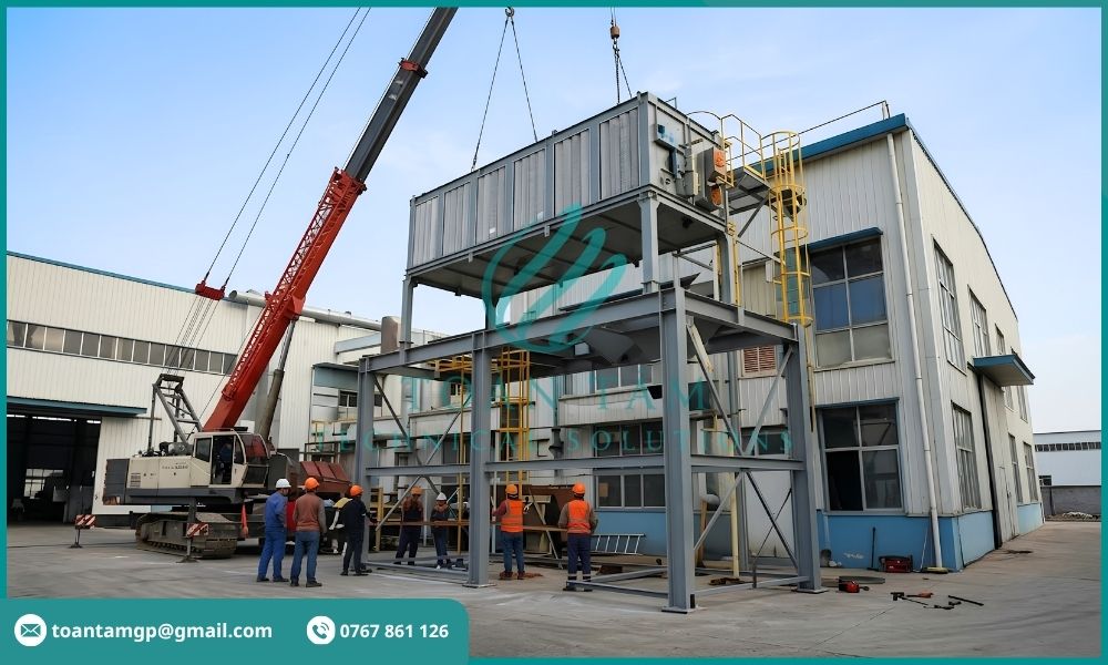 Lắp đặt hệ thống xử lý bụi sơn công nghiệp