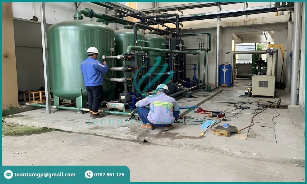 Lắp đặt hệ thống xử lý nước thải xi mạ