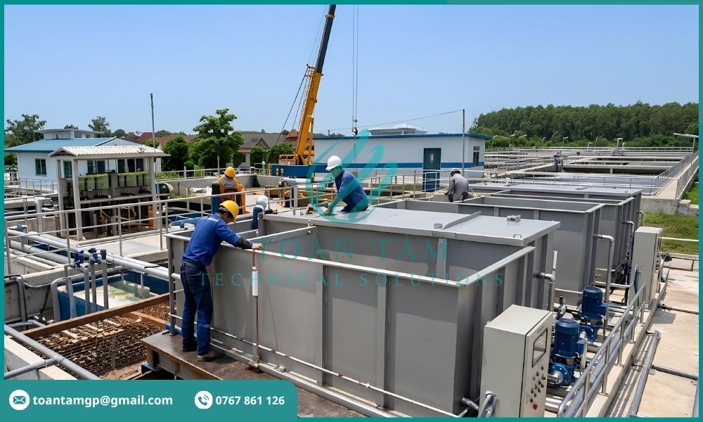Lắp đặt hệ thống xử lý nước thải y tế