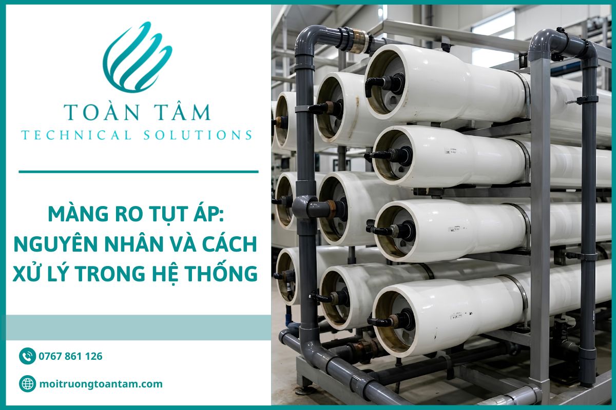 Màng RO tụt áp: Nguyên nhân và cách xử lý