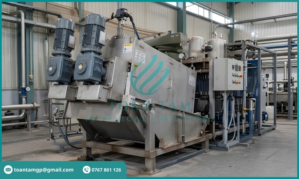 Máy ép bùn công nghiệp