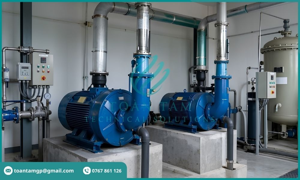 Máy thổi khí cung cấp oxy