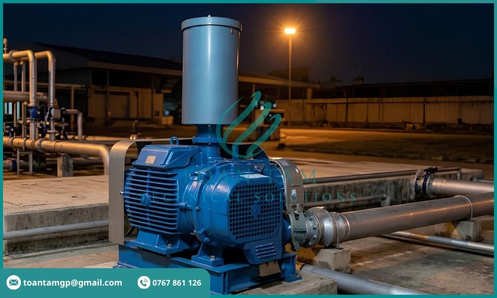 Máy thổi khí hoạt động liên tục 24 giờ