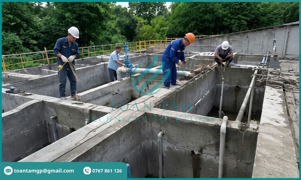 Nâng cấp hệ thống xử lý nước thải cũ