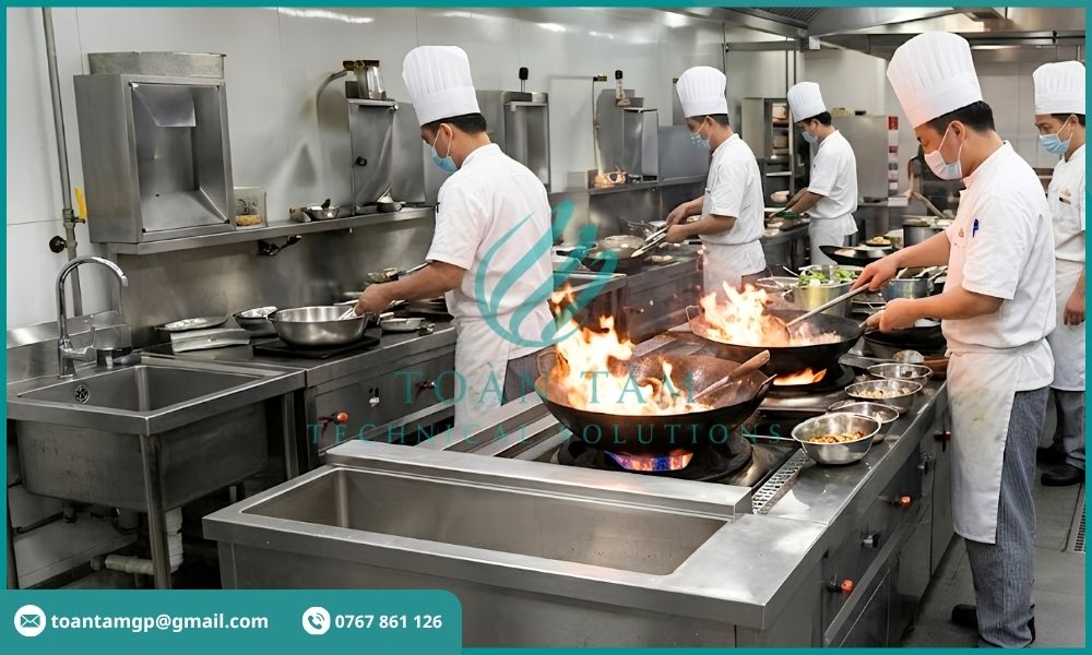 Nơi phát sinh lượng nước thải chứa dầu mỡ lớn