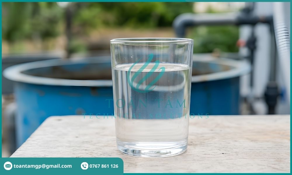 Nước đầu vào có độ đục nhẹ cần được kiểm soát