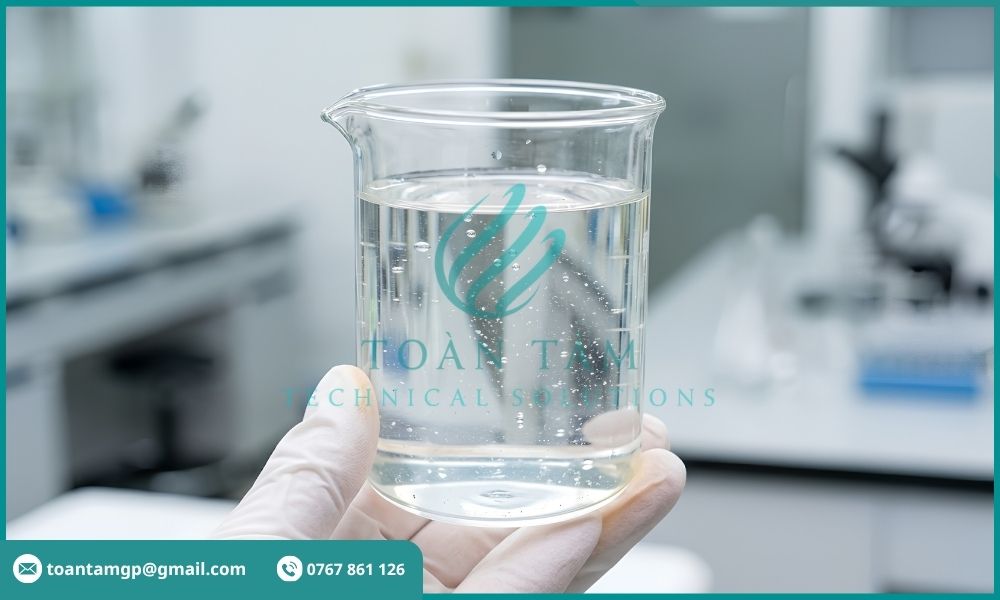 Nước sau xử lý vẫn còn cặn li ti