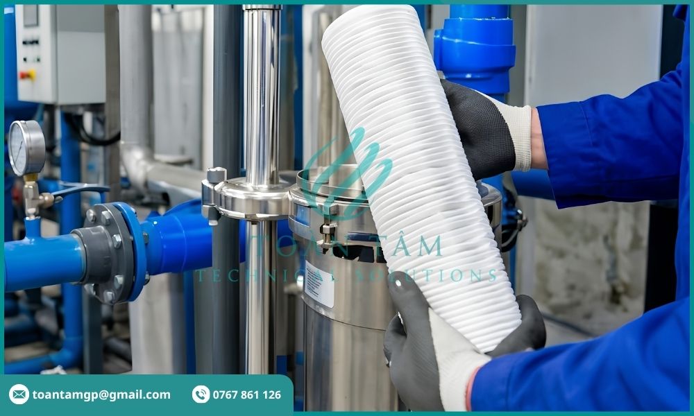 Phin lọc lõi tinh loại bỏ cặn trước lọc than
