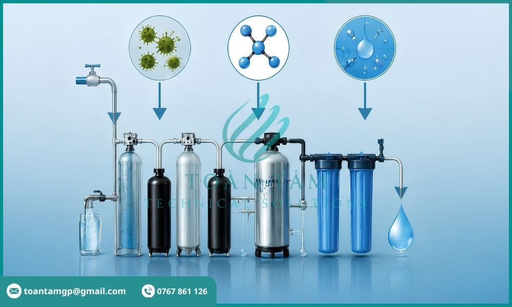 Quy trình khử clo trong nước máy