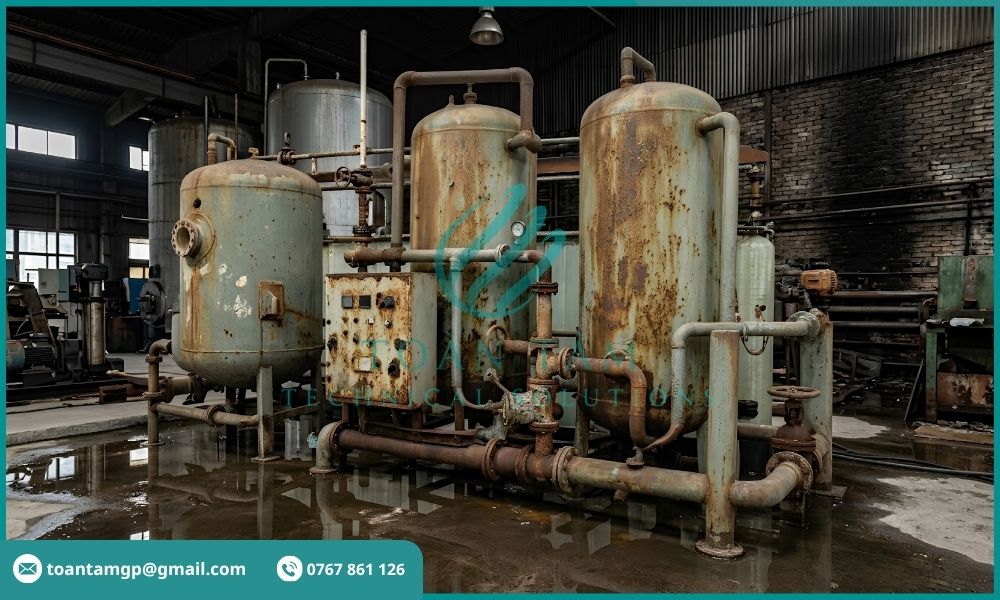 Thiết bị xử lý nồi hơi xuống cấp