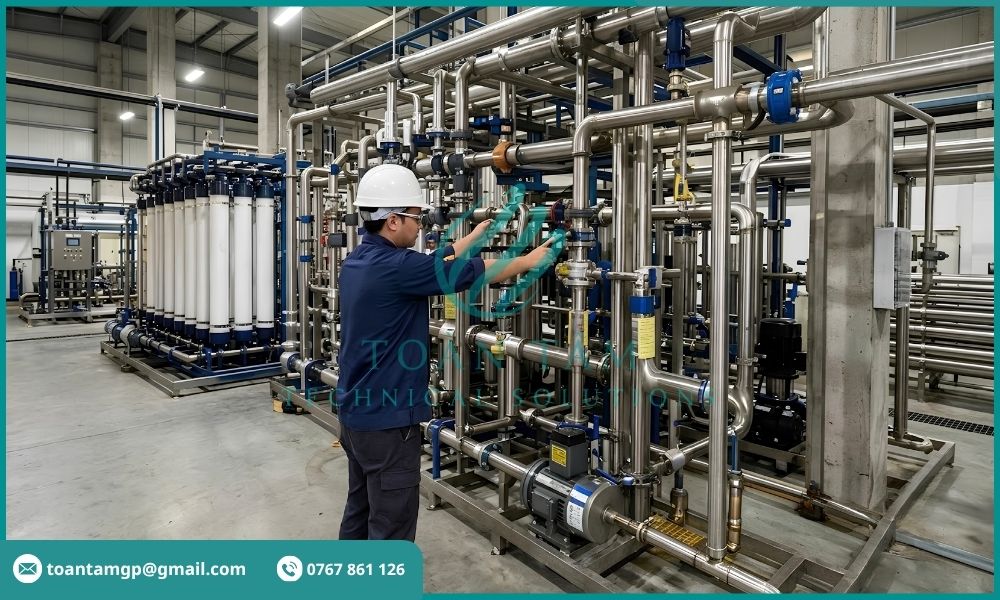Thực hiện chu trình CIP quá nhanh