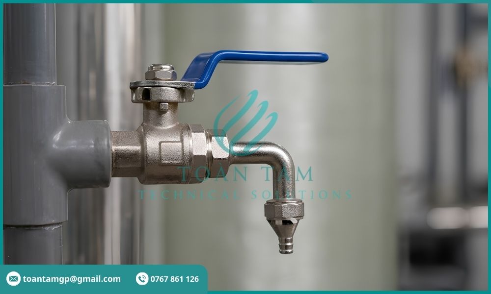 Van lấy mẫu kiểm tra chất lượng nước