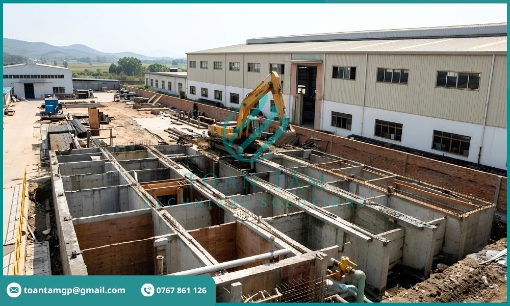 Xây dựng hệ thống xử lý nước thải xi mạ mới