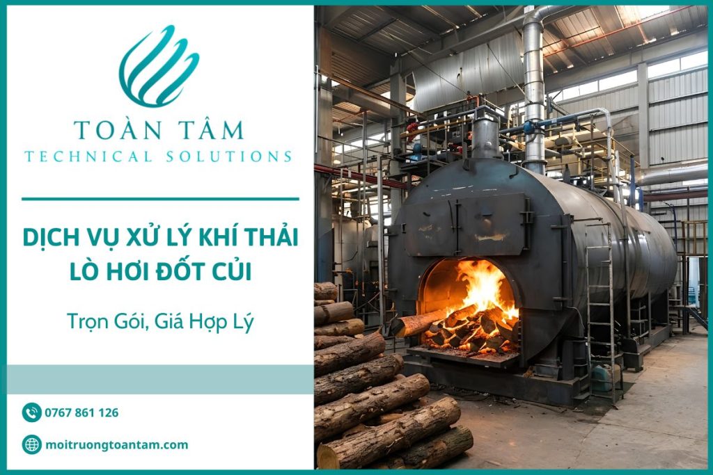 Dịch Vụ Xử Lý Khí Thải Lò Hơi Đốt Củi Trọn Gói, Giá Hợp Lý