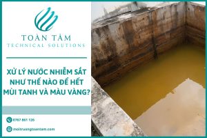 Xử lý nước nhiễm sắt như thế nào để hết mùi tanh?