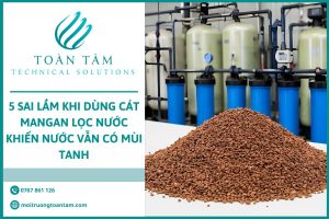 5 Sai Lầm Khi Dùng Cát Mangan Lọc Nước Khiến Nước Còn Tanh