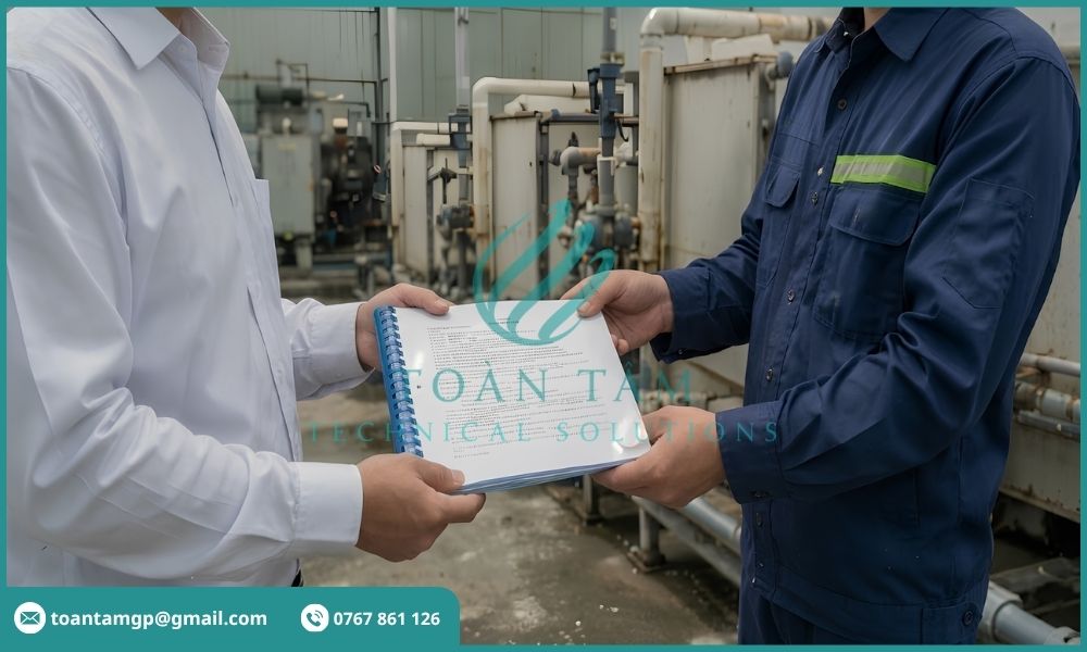 Bàn giao tài liệu hướng dẫn vận hành hệ thống