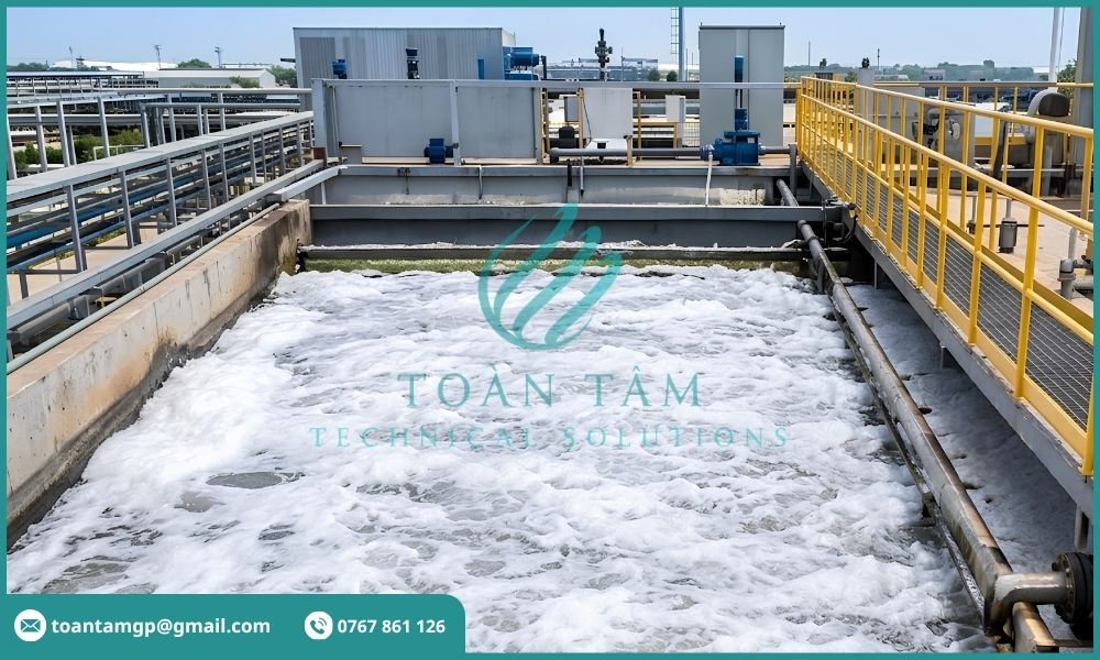 Bể DAF trong thời gian lưu nước