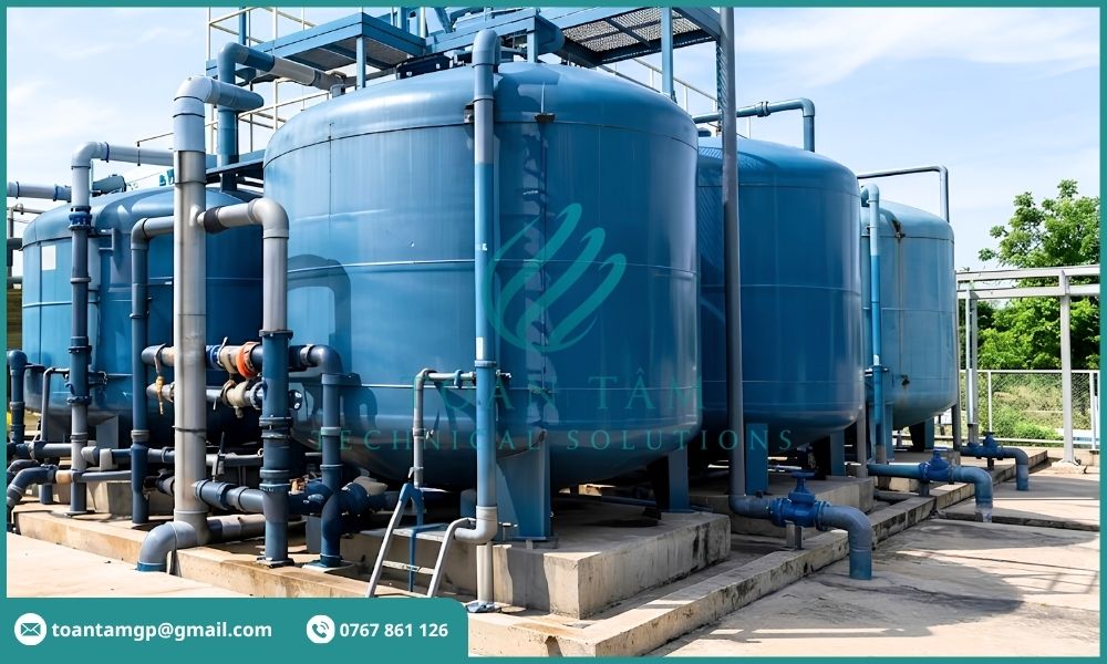 Bể lọc trọng lực trong hệ thống xử lý nước cấp