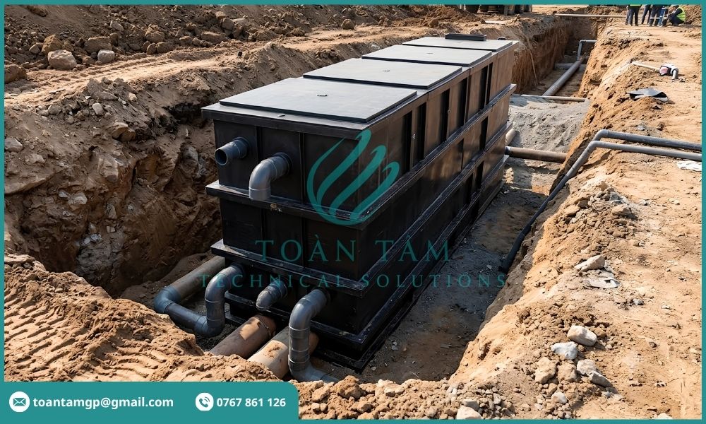 Bể tách dầu dung tích lớn