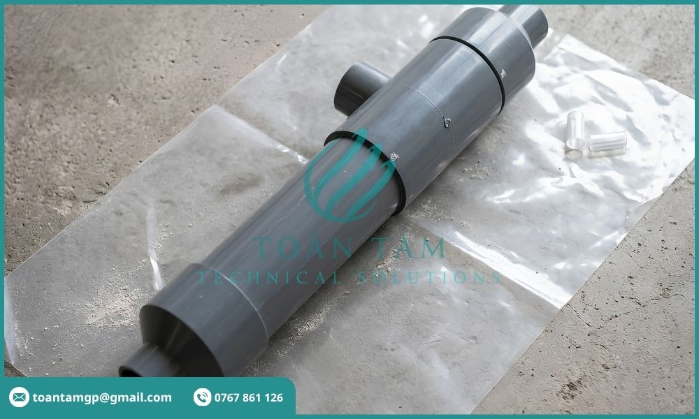 Bộ trộn khí trong hệ thống lọc cát mangan