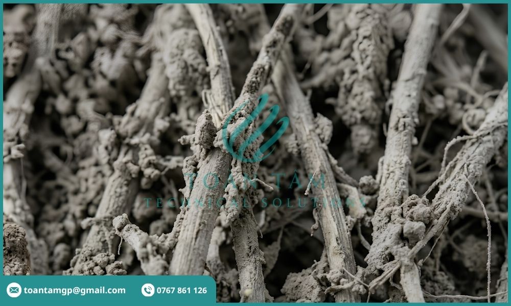 Bụi xâm nhập sâu vào cấu trúc sợi vải lọc