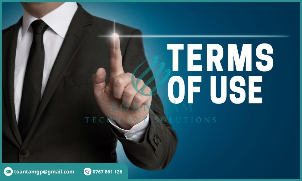 Điều khoản sử dụng website Toàn Tâm
