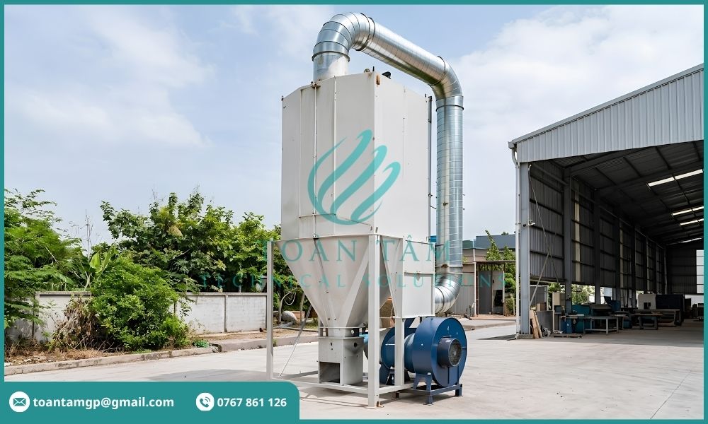 Hệ thống lọc bụi gỗ một cấp