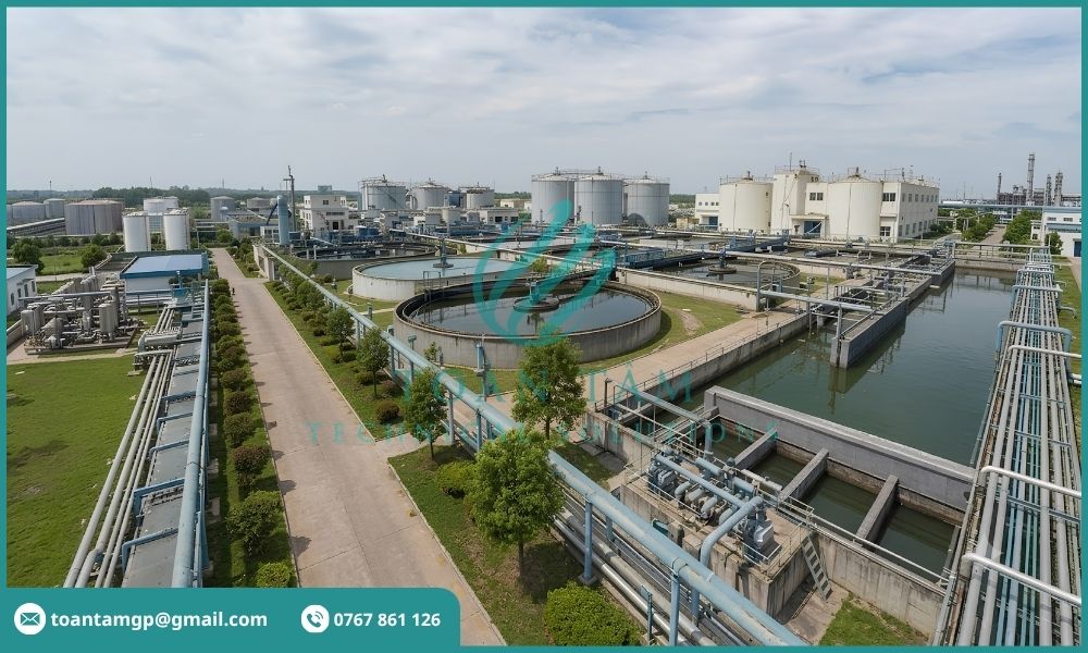 Hệ thống xử lý nước thải khu công nghiệp công suất lớn