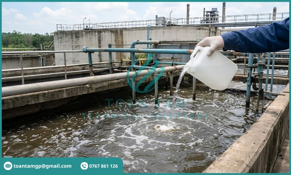 Khử trùng nước sau lọc bằng hóa chất